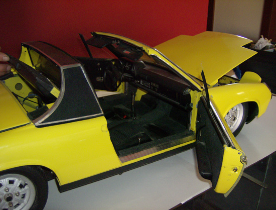 One fourth scale Porsche 914