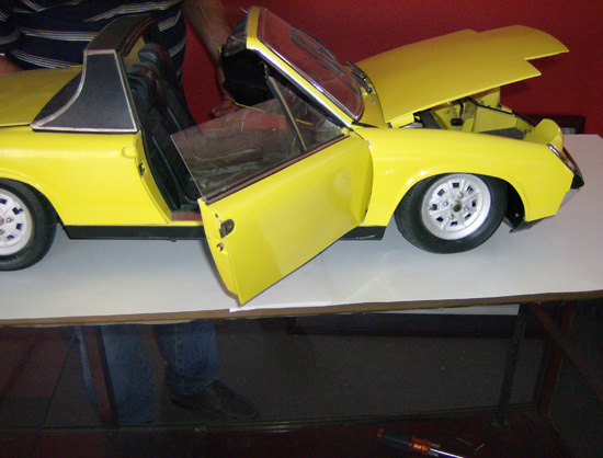One fourth scale Porsche 914