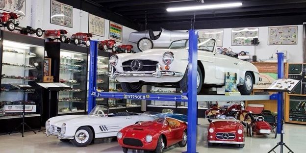 TOY mercedes collection Haltom City, Texas – Antique and collectible toys displayed at fun and funky DFW Elite Toy Museum