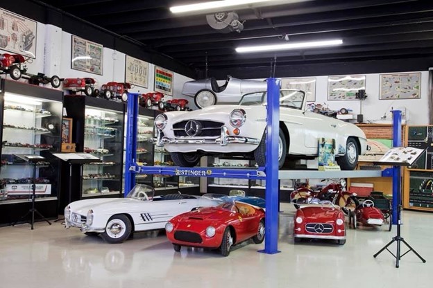 TOY mercedes collection Haltom City, Texas – Antique and collectible toys displayed at fun and funky DFW Elite Toy Museum